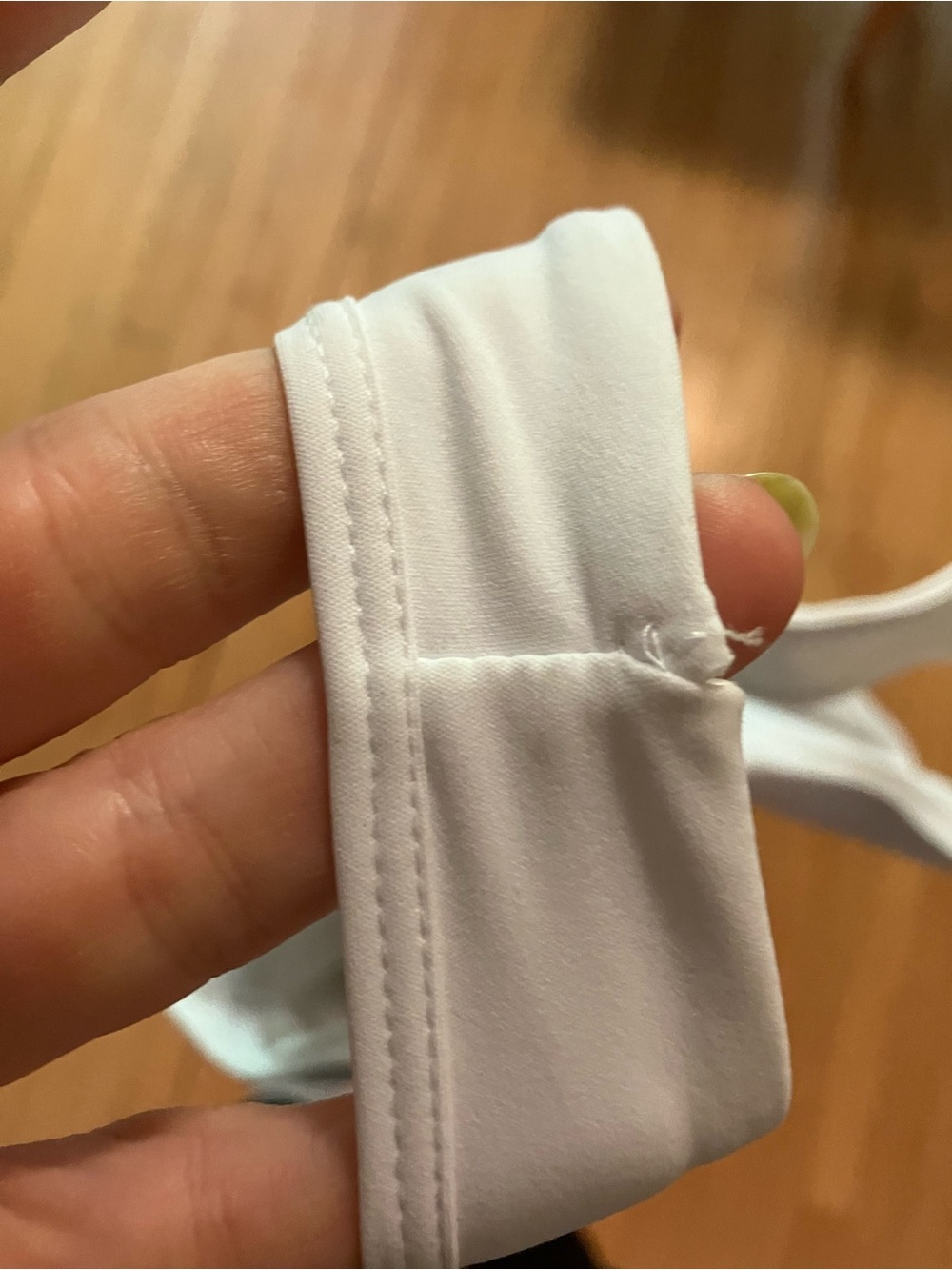 Halara Racerback White Mini Dress - Picture 3 of 10